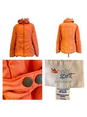 Bold Spirit Women's Puffer Coat  Orange | XL | Fall